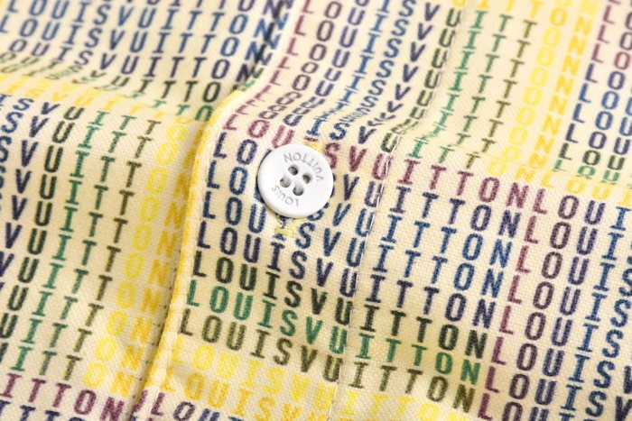Louis Vuitton Ladder Check Print Short Sleeve Shirt
