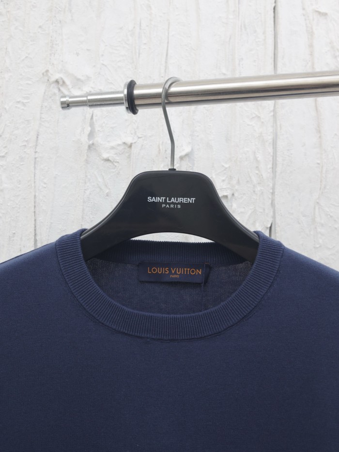 Louis Vuitton Jacquard Knitted Short-Sleeved T-shirt