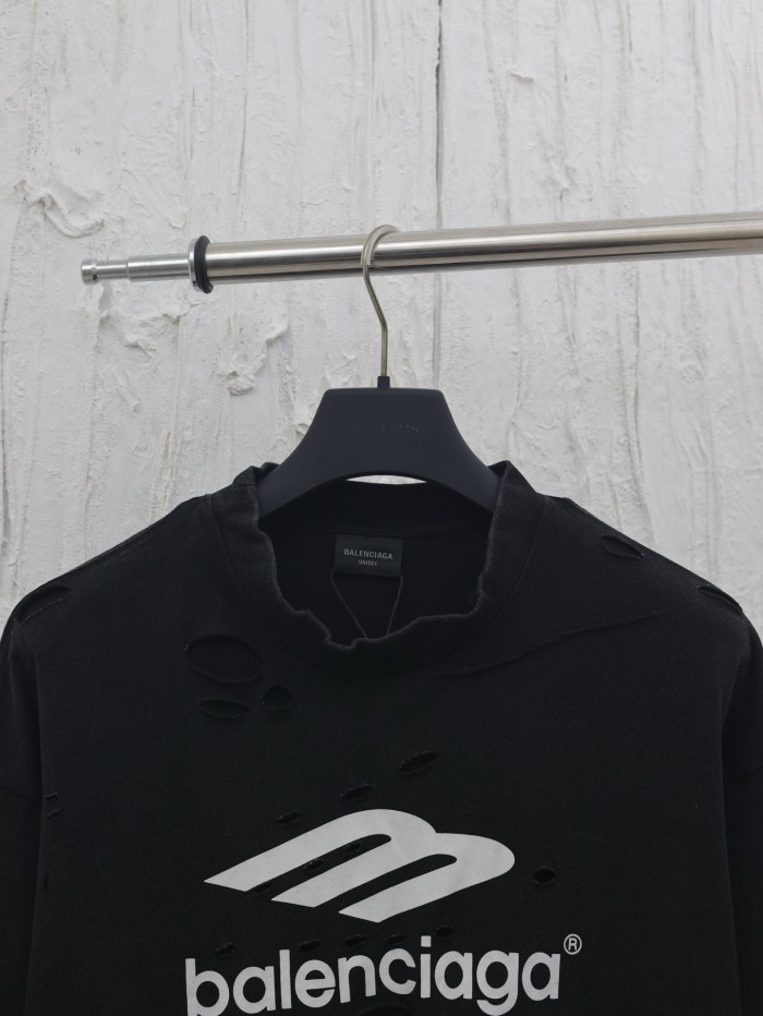 Balenciaga Men's 3b Sport Icon Layered Long Sleeves T-shirt