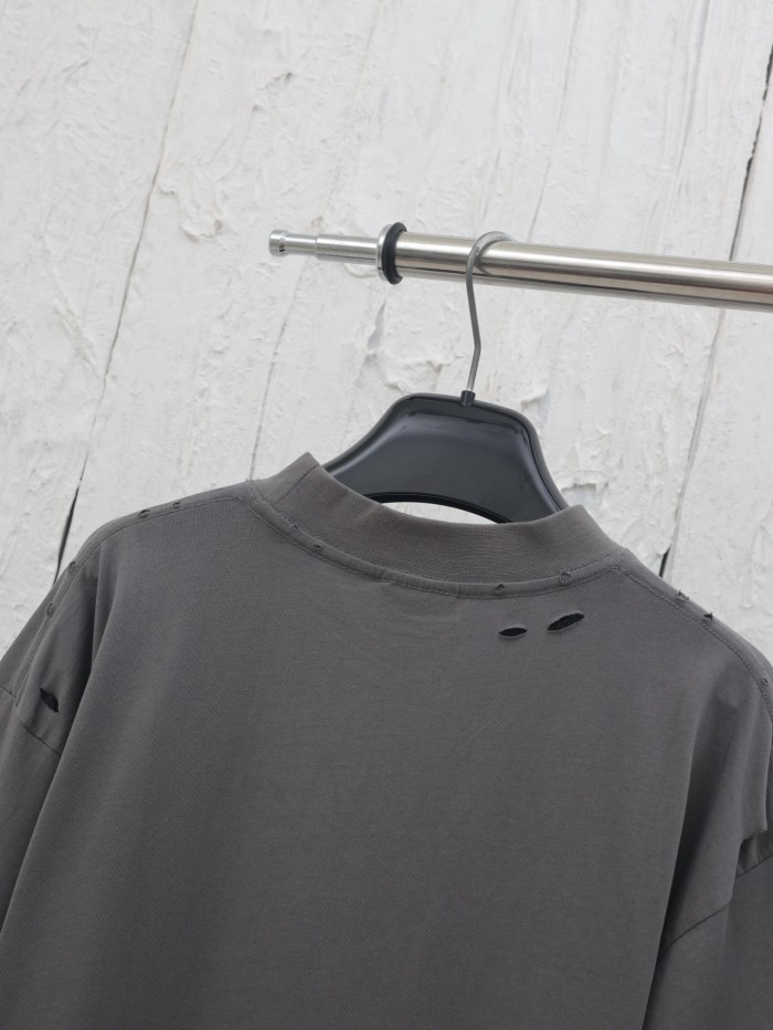 BALENCIAGA MAN GREY T-SHIRTS & TANK TOPS