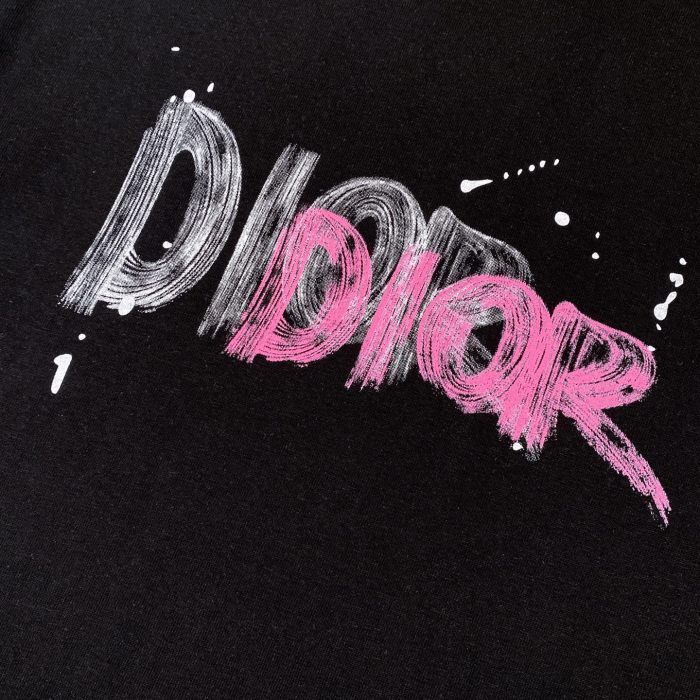 Dior Graffiti Monogram Short Sleeve T-Shirt