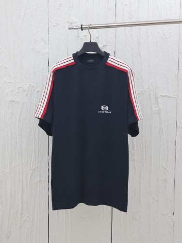 Balenciaga Embroidered Logo Short Sleeve T-Shirt