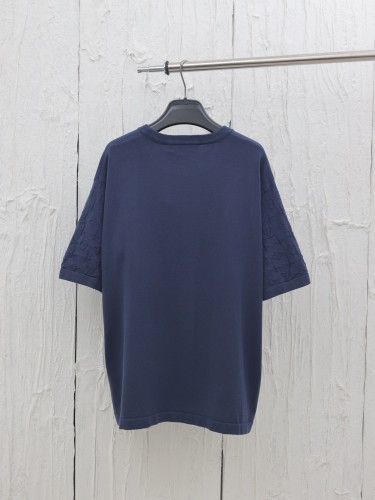 Louis Vuitton Jacquard Knitted Short-Sleeved T-shirt