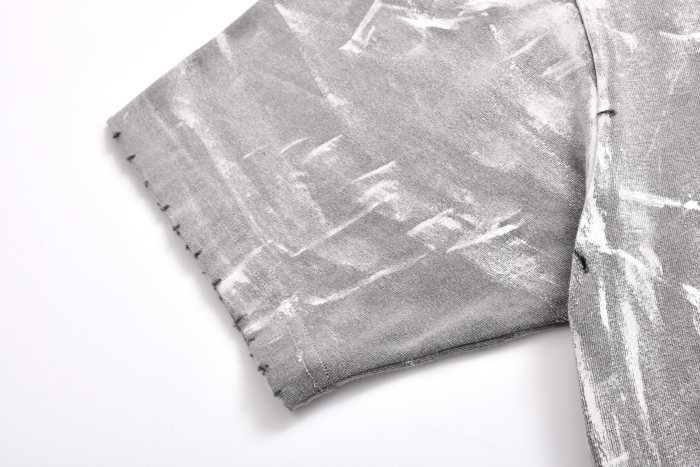 Balenciaga Paint Splash Logo Short Sleeves T-shirt