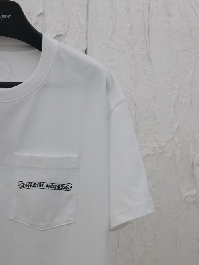 Chrome Hearts Snowflake Cross Short Sleeve T-Shirt