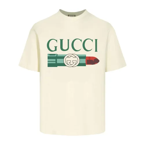 Gucci Lipstick Print Cotton T-shirt