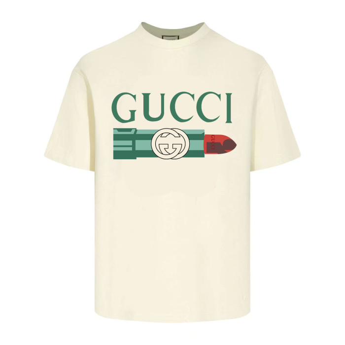 Gucci Lipstick Print Cotton T-shirt