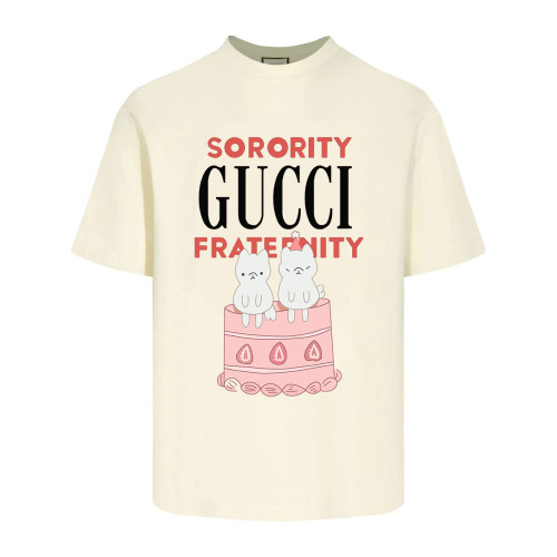 Gucci Cartoon Print Jersey Cotton T-shirt