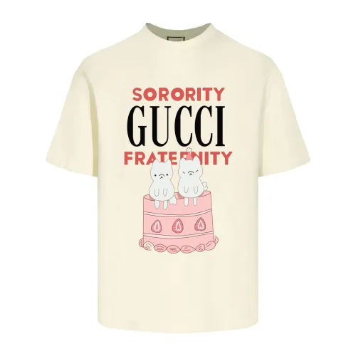 Gucci Cartoon Print Jersey Cotton T-shirt