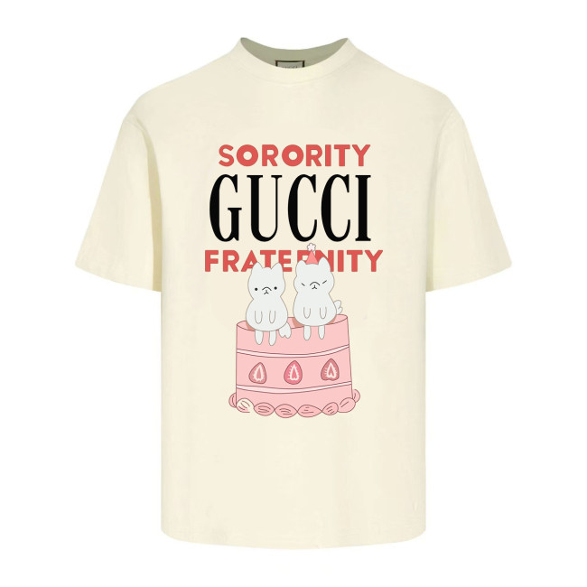 Gucci Cartoon Print Jersey Cotton T-shirt