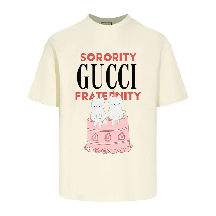 Gucci Cartoon Print Jersey Cotton T-shirt