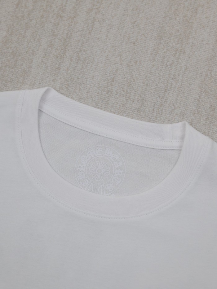 Chrome Hearts Snowflake Cross Short Sleeve T-Shirt