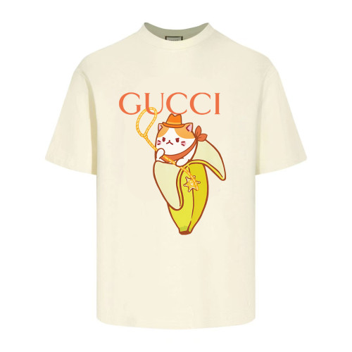 Gucci And Bananya Print Cotton T-Shirt