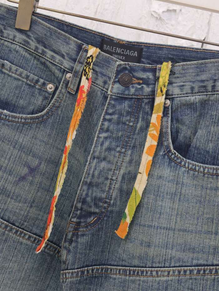 Balenciaga Baggy Pants Wide-leg Jeans