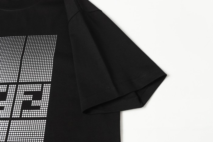 Fendi FF Print Logo Short-sleeved T-shirt