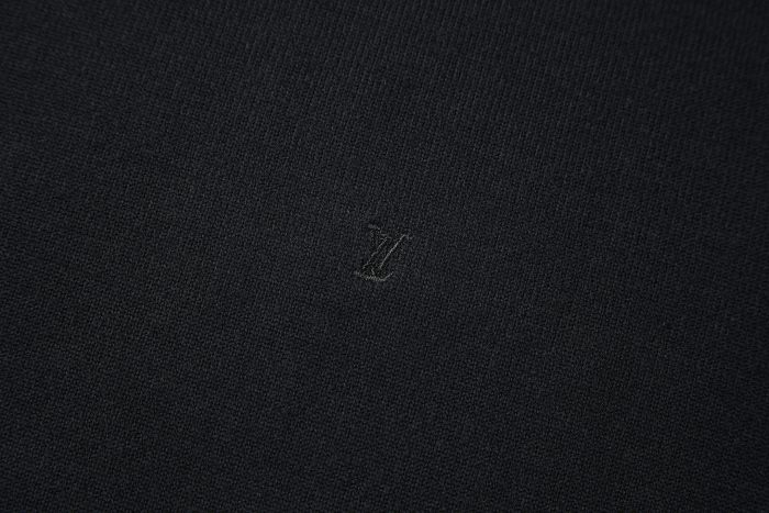 Louis Vuitton Jacquard Embroidered Knitted Short-Sleeved T-shirt