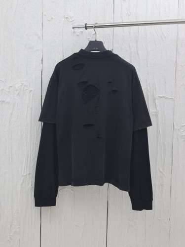 Balenciaga Men's 3b Sport Icon Layered Long Sleeves T-shirt