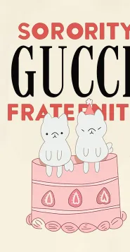 Gucci Cartoon Print Jersey Cotton T-shirt