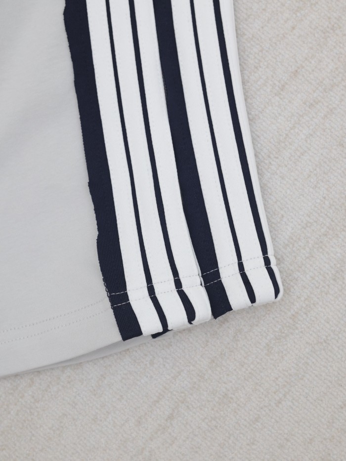 Balenciaga Embroidered Logo Short Sleeve T-Shirt