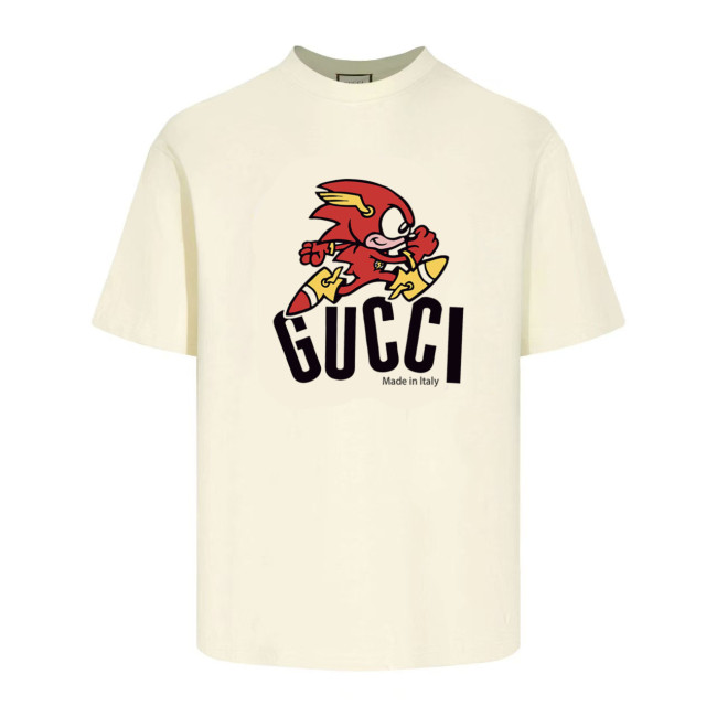 Gucci Cartoon Print Jersey Cotton T-shirt