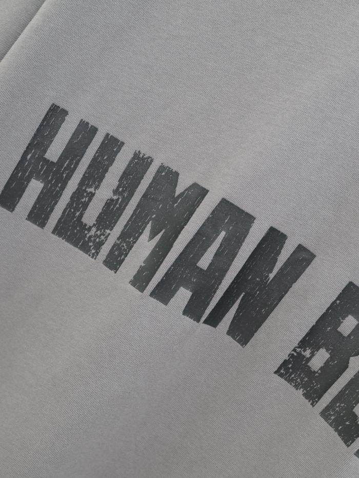BALENCIAGA MAN GREY T-SHIRTS & TANK TOPS