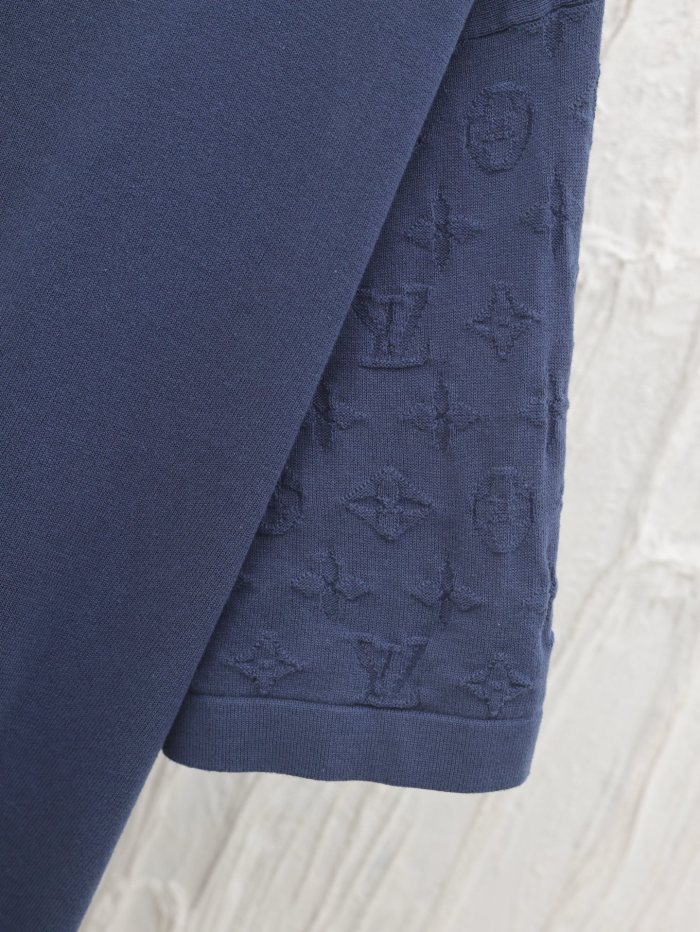 Louis Vuitton Jacquard Knitted Short-Sleeved T-shirt