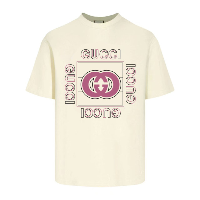 Gucci Graphic Print Crew Neck T-Shirt