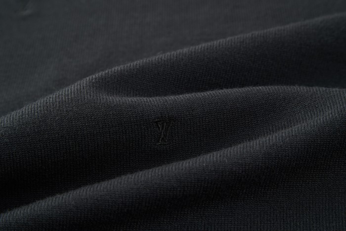 Louis Vuitton Jacquard Embroidered Knitted Short-Sleeved T-shirt
