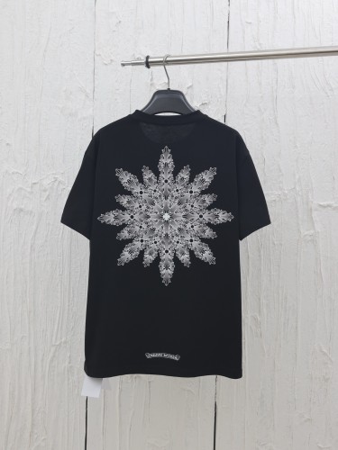 Chrome Hearts Snowflake Cross Short Sleeve T-Shirt