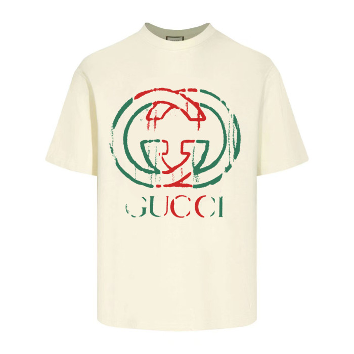 Gucci Interlocking G Logo Crew Neck T-Shirt