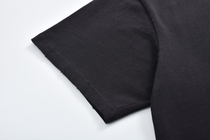 Balenciaga Melted Logo Print Short Sleeve T-Shirt