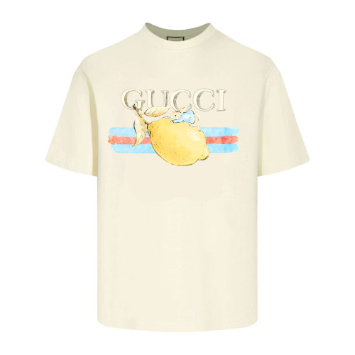 Gucci Kids Lemon Yellow Peter Rabbit Cotton T-shirt