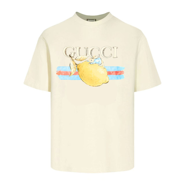 Gucci Kids Lemon Yellow Peter Rabbit Cotton T-shirt