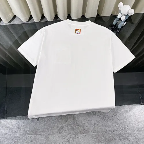 Fendi Embroidered Zip Pocket Short-sleeved T-shirt