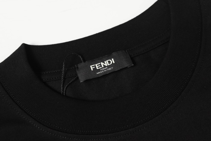 Fendi FF Print Logo Short-sleeved T-shirt