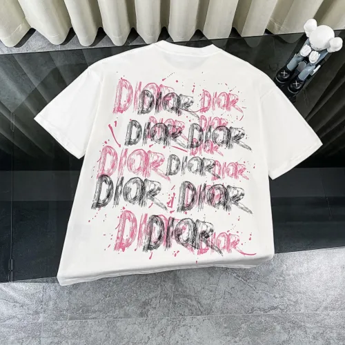 Dior Graffiti Monogram Short Sleeve T-Shirt