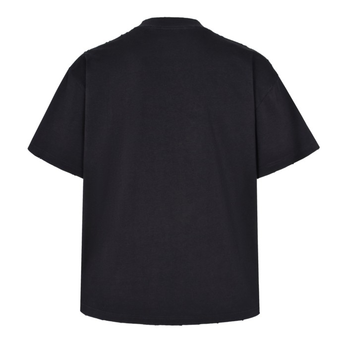 Balenciaga Melted Logo Print Short Sleeve T-Shirt