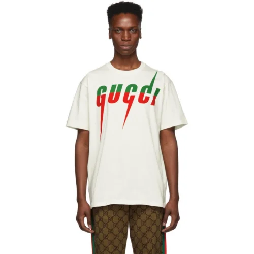 Gucci Jacquard Lapel Short-sleeved Shirt