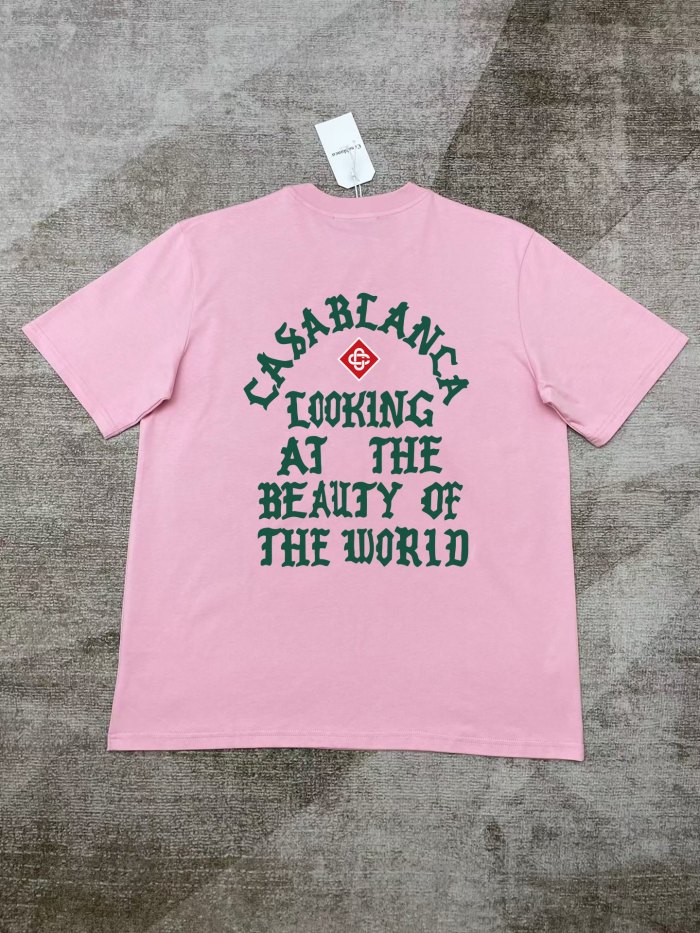 Casablanca Looking At The Beauty Of The World Printed T-Shirt