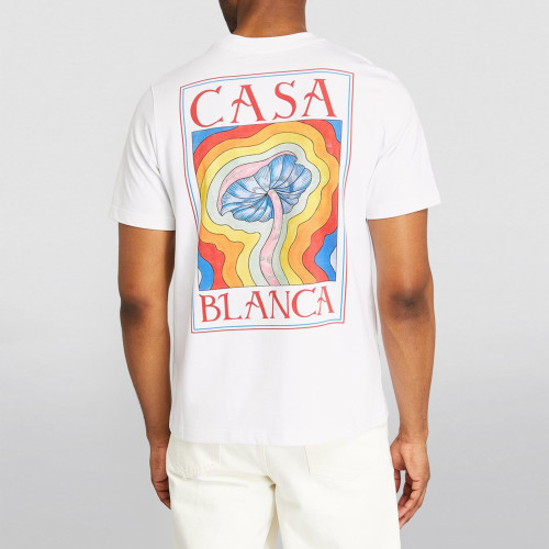 CASABLANCA Mushroom Print T-shirt