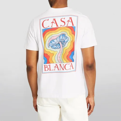 CASABLANCA Mushroom Print T-shirt