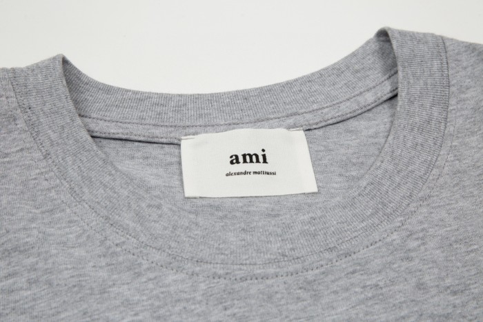 AMI Paris Ami De Coeur-embroidered T-shirt