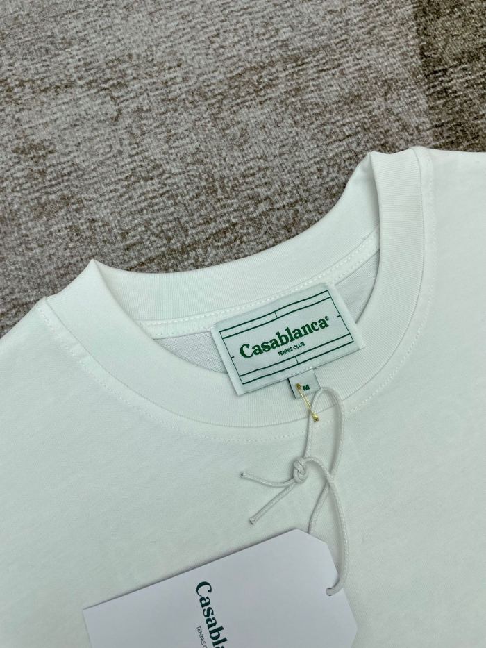 Casablanca Casa Crest Printed Fitted Tee