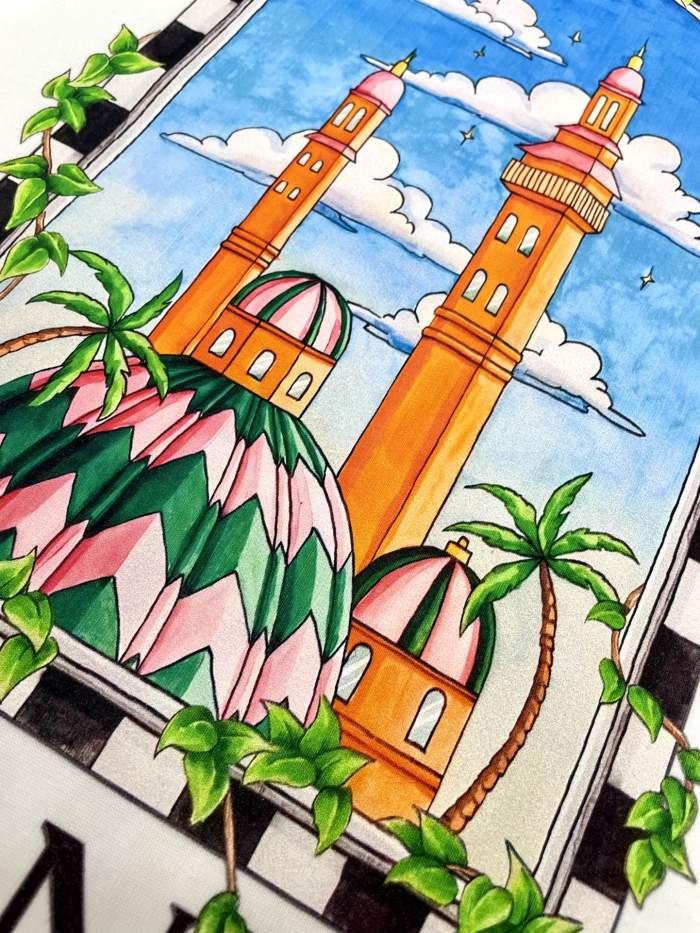 CASABLANCA VUE DE DAMAS T-SHIRT