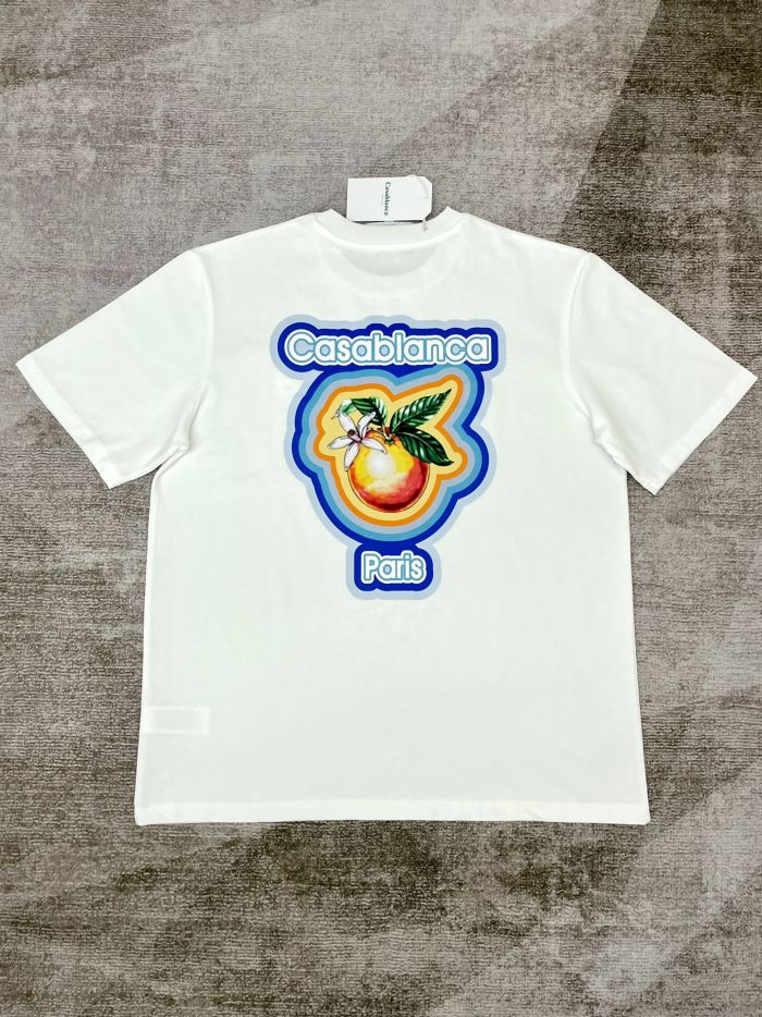 CASABLANCA Radiating Orange T-Shirt