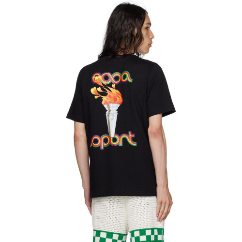 Casablanca White 'La Flamme Du Sport' T-Shirt