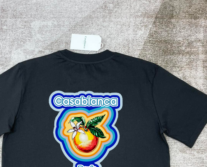 CASABLANCA Radiating Orange T-Shirt