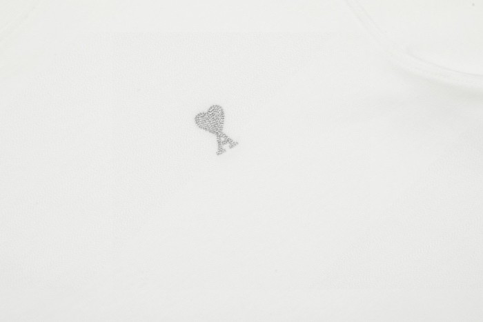 Ami Embroidery Cotton T-Shirt