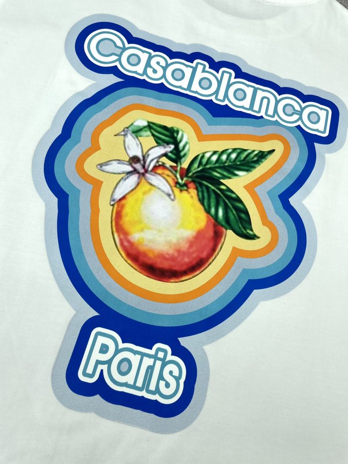 CASABLANCA Radiating Orange T-Shirt
