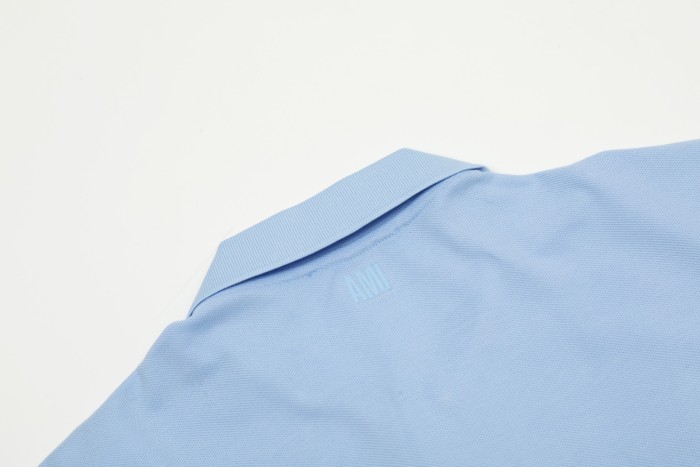 AMI Paris Organic Cotton Ami de Coeur Polo Shirt